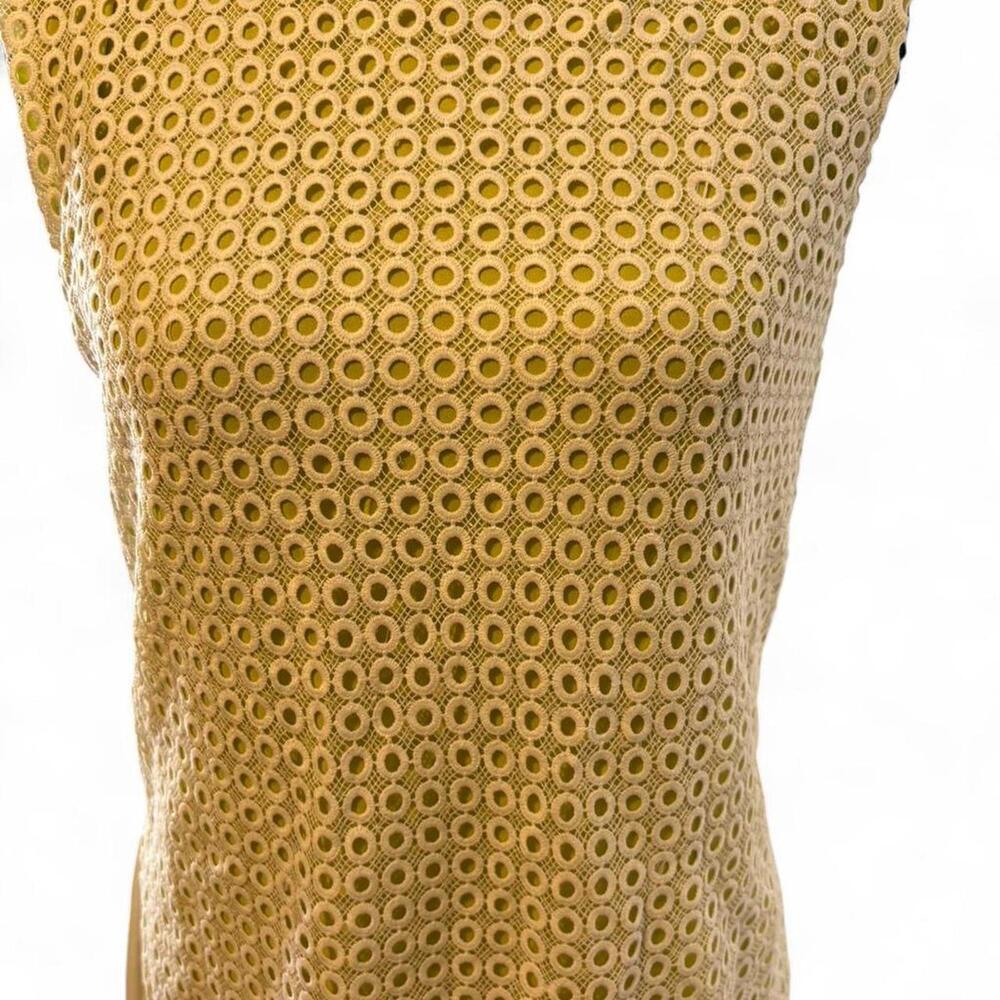 Lucy & Co. lime green and white, gorgeous tie back dress Size Large - Picture 4 of 7